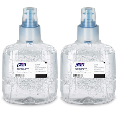 PURELL Advanced Green Cert Gel Hand Sanitizer Refill for LTX-12 TF Dispensr, 1200 mL, 2/CT (1903-02)