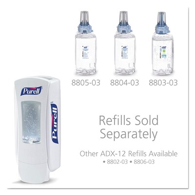 PURELL ADX-12 Wall Mounted Hand Sanitizer Dispenser, White (8820-06)