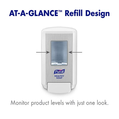 PURELL HEALTHY SOAP CS4 Wall Mounted Hand Soap Dispenser, White (5130-01)