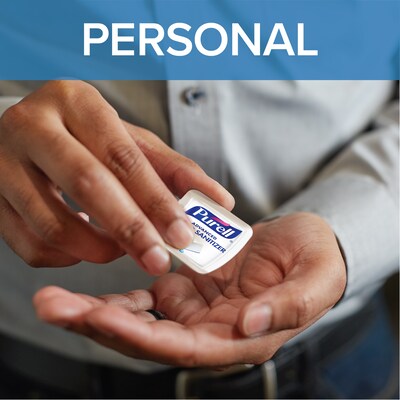 PURELL SINGLES Advanced Hand Sanitizer Single-Use Packets, 125/Box (9630-12-125CTNS)