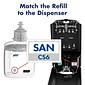 PURELL CS6 Touch-Free Hand Sanitizer Dispenser, White, for 1200 mL PURELL CS6 Hand Sanitizer Refills (6520-01)