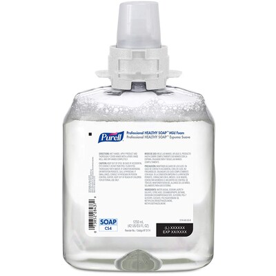 PURELL HEALTHY SOAP Foaming Hand Soap Refill for CS4 Dispenser, 1250 ml., 4/Carton (5174-04)