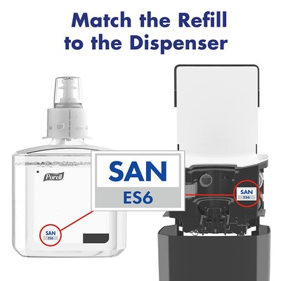PURELL ES6 Automatic Floor Stand Hand Sanitizer Dispenser, Graphite/Black (7216-DS)
