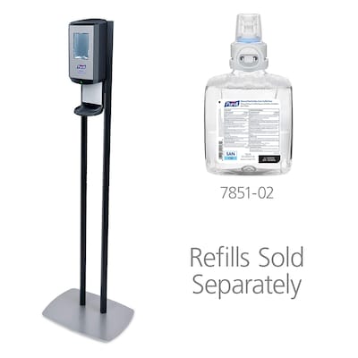 Purell CS 8 Automatic Floor Stand Hand Sanitizer Dispenser, Graphite/Black (7418-DS)