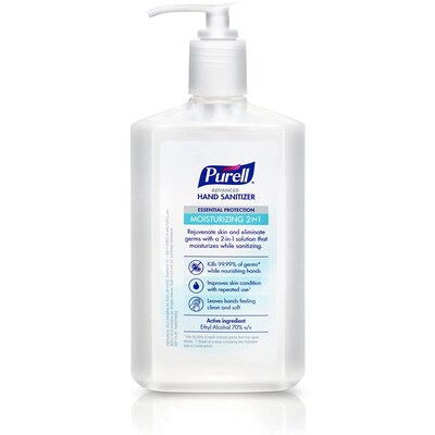 PURELL 2in1 Moisturizing Advanced Gel Hand Sanitizer, 12 oz, 12/Carton (3698-12 CT)