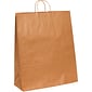 Staples 16 x 6 x 19 1/4 Shopping Bags, Kraft, 200/Carton (BGS110K)