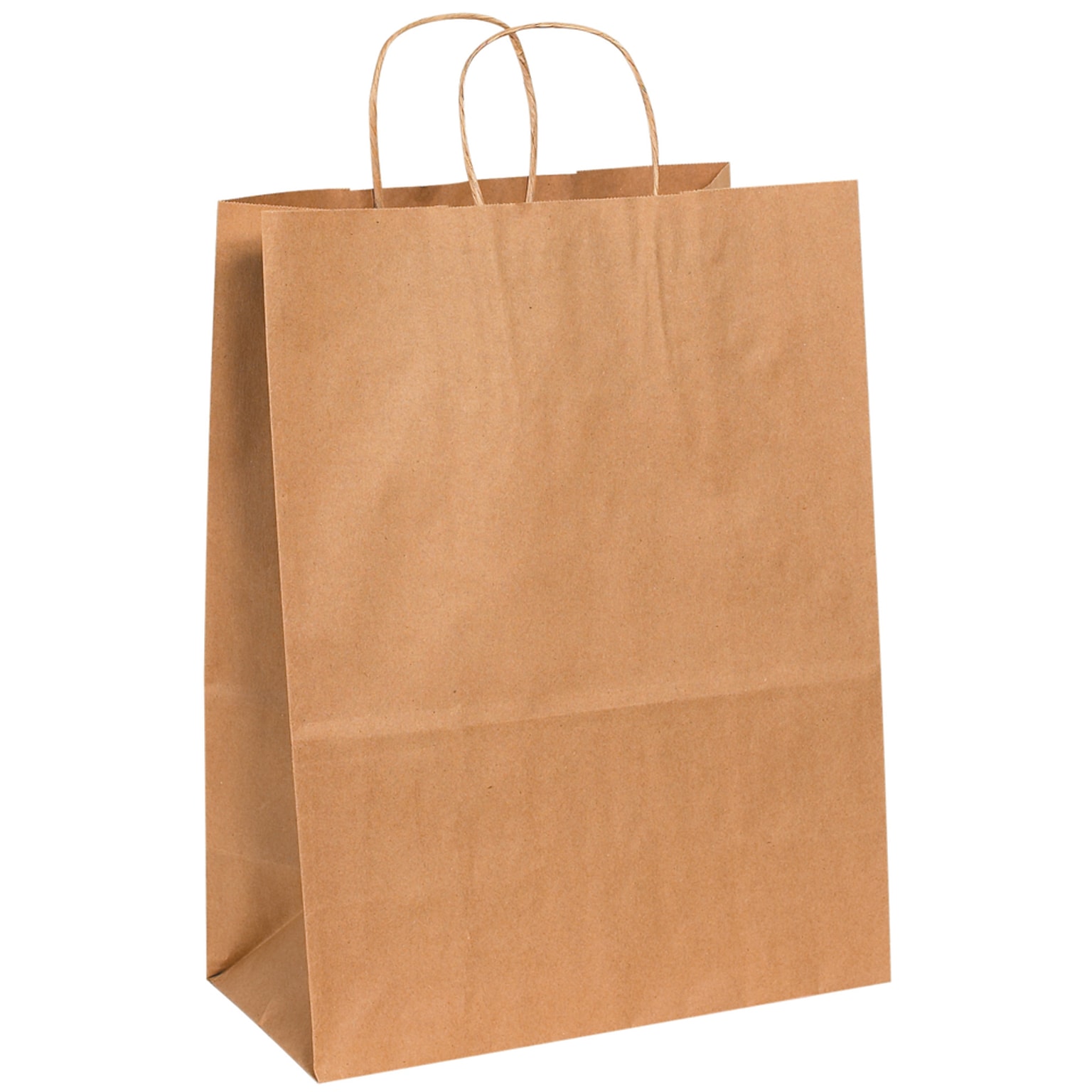 Staples® 17 x 7 x 13 Kraft Paper Shopping Bags, Kraft, 250/Carton (BGS106K)