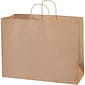 Staples 16" x 6" x 12" Shopping Bags, Kraft, 250/Carton (BGS108K)