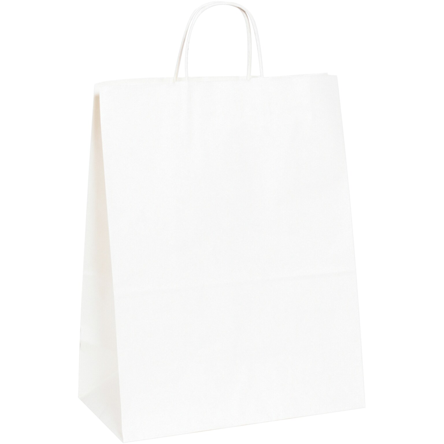 Staples 13 x 7 x 17 Shopping Bags, White, 250/Carton (BGS106W)