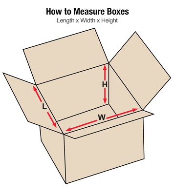 Quill Brand® 26 x 26 x 26 Corrugated Shipping Boxes, 275#/ECT-48 Mullen Rated Corrugated, Pack of