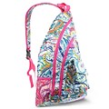 Zodaca Large Duffel Travel Bag Overnight Weekend Handbag Camping Hiking Zipper Shoulder Carry Bag - Pink Quatrifoil