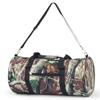 Zodaca Lightweight Classic Style Handbag Duffel Travel Camping Hiking Zipper Shoulder Carry Bag - Natural Camo