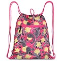 Zodaca Large Duffel Travel Bag Overnight Weekend Handbag Camping Hiking Zipper Shoulder Carry Bag - Pineapple