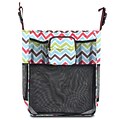 Zodaca Baby Cart Strollers Bag Buggy Pushchair Organizer Basket Storage Bag for Walk Shopping - Multicolor Chevron