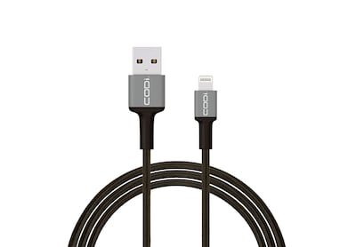 CODi 6 USB-A to Lightning Braided Nylon Charge & Sync Cable, Black  (A01070)