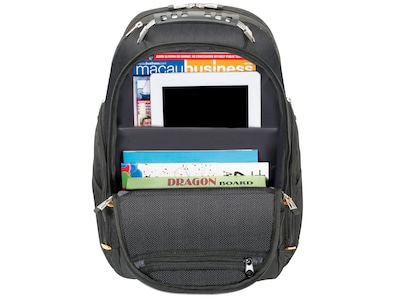 Targus Drifter II Laptop Backpack, Medium, Gray/Black (PSB239US)