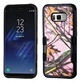 Insten TUFF [Shock Absorbing] Hybrid PC/Silicone Cover Case For Samsung Galaxy S8+ S8 Plus - Pink Camouflage/Black