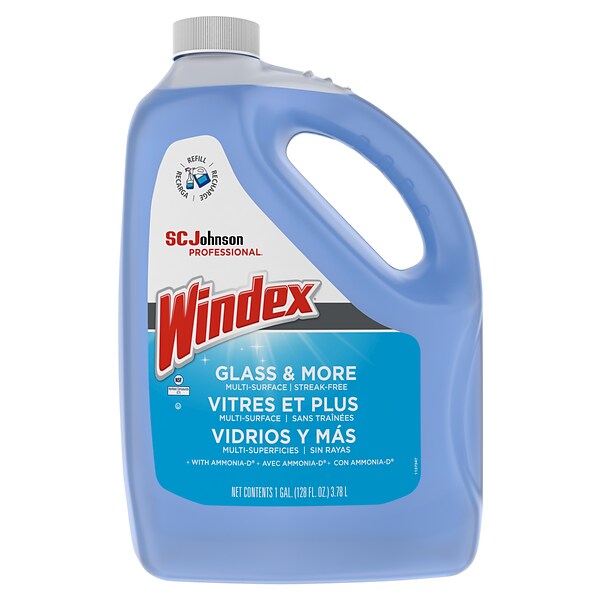 Windex Glass Cleaner with Ammonia-D Trigger Spray, 32 fl Oz., 8/Carton  (322338CT)