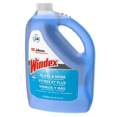 Windex Glass Cleaner with Ammonia-D, Floral, 128 oz. (696503)