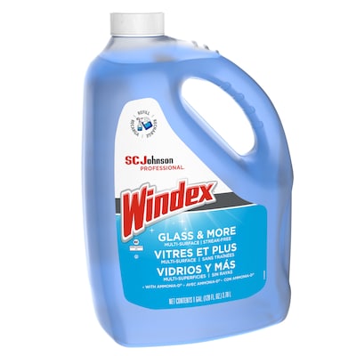 Windex Glass Cleaner with Ammonia-D, Floral, 128 oz. (696503)