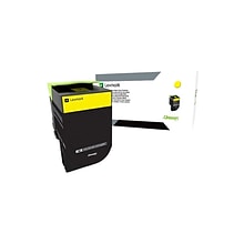 Lexmark 80C0X40 Yellow Extra High Yield Toner Cartridge