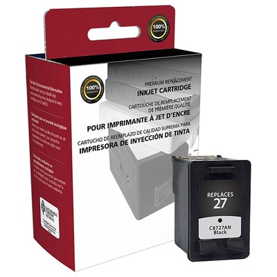 Clover Imaging Group Remanufactured Black Standard Yield Ink Cartridge Replacement for HP 27A (C8727AN)