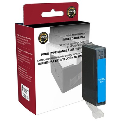 Clover Imaging Group Remanufactured Cyan Standard Yield Ink Tank Replacement for Canon CLI-221C (294