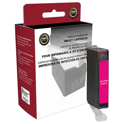 Clover Imaging Group Remanufactured Magenta Standard Yield Ink Tank Replacement for Canon CLI-221M (