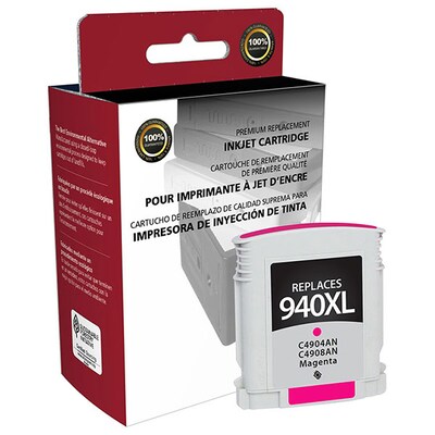 Clover Imaging Group Remanufactured Magenta High Yield Ink Cartridge Replacement for HP 940XL (C4908AN)