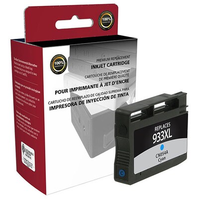 Clover Imaging Group Remanufactured Cyan High Yield Ink Cartridge Replacement for HP 933XL (CN054AN)