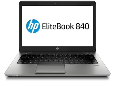 HP EliteBook 840 G2 14" Refurbished Laptop, Intel i5, 8GB Memory, 256GB SSD, Windows 10 Pro (L3Z76UT)