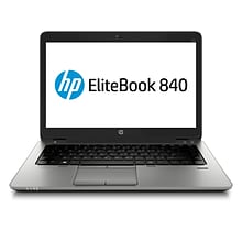 HP EliteBook 840 G2 14 Refurbished Laptop, Intel i5, 8GB Memory, 256GB SSD, Windows 10 Pro (L3Z76UT