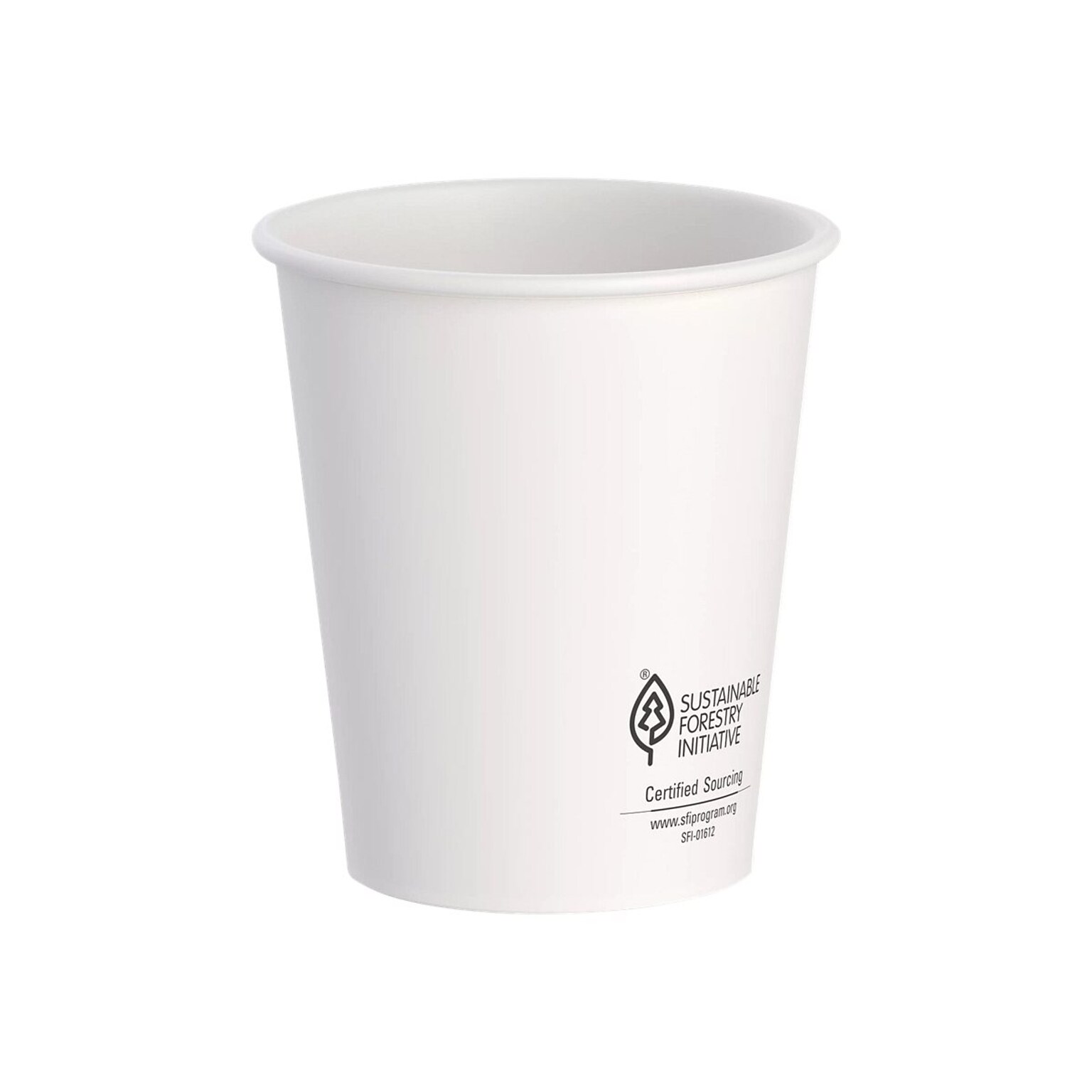 Dart ThermoGuard Paper Hot Cup, 12 Oz., White, 600 Cups/Carton (DWTG12W)