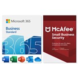 Microsoft 365 Business Standard - McAfee Small Business Security for Windows/Mac, 1 Person/5 Devices