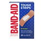 Band-Aid Brand Adhesive Bandages, Tough-Strips, 20 Bandages (117131)