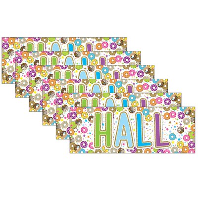 Ashley Productions Laminated Hall Pass, DonutFetti Hall Pass, Pack of 6 (ASH10761-6)