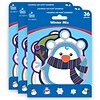 Carson Dellosa Education Winter Mix Cut-Outs, 36/Pack, 3 Packs (CD-120176-3)