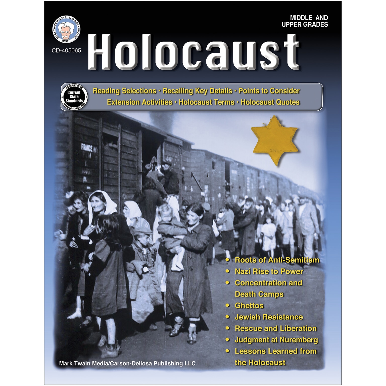 Holocaust Workbook, Grades 6-12 by Mark Twain Media, Paperback (9781622238507)