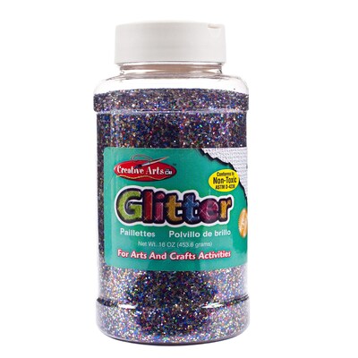 CLI Creative Arts Glitter, 1 lb. Bottle, Multi-Color, Pack of 3 (CHL41100-3)