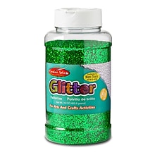 Charles Leonard Creative Arts Glitter, Green, Pack of 3 (1 lb) Bottles (CHL41125-3)