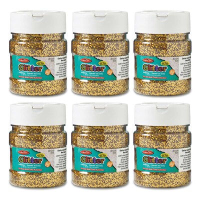 CLI Creative Arts Gold Glitter 4 oz. Jar, Pack of 6 (CHL41470-6)