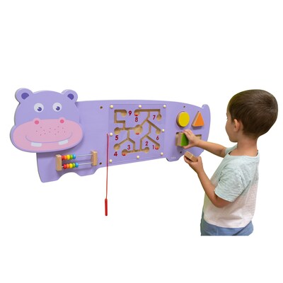 Learning Advantage Three Activity Wall Panel, Hippo (CTU50470)