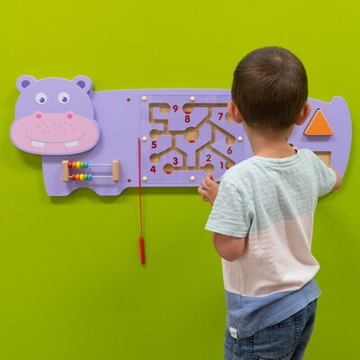 Learning Advantage Three Activity Wall Panel, Hippo (CTU50470)