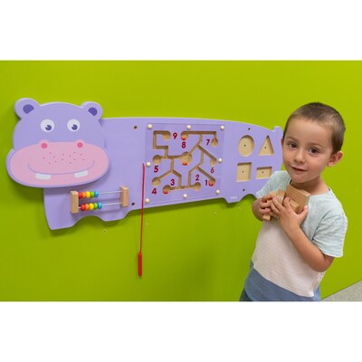 Learning Advantage Three Activity Wall Panel, Hippo (CTU50470)