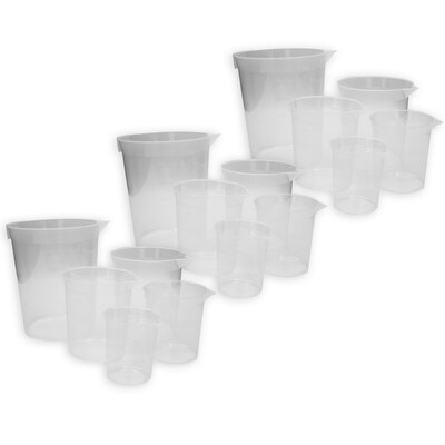 Learning Advantage Economy Beakers, 5 Per Set, 3 Sets (CTU7653-3)