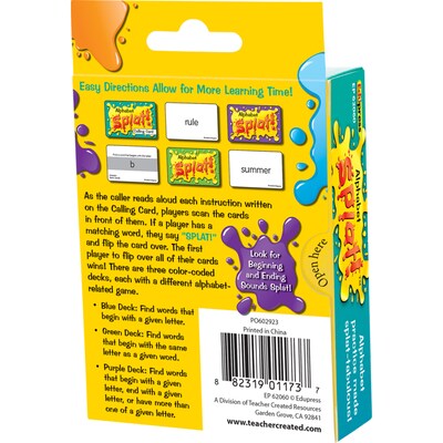 Teacher Created Resources® Alphabet Splat™ Game (EP-62060)