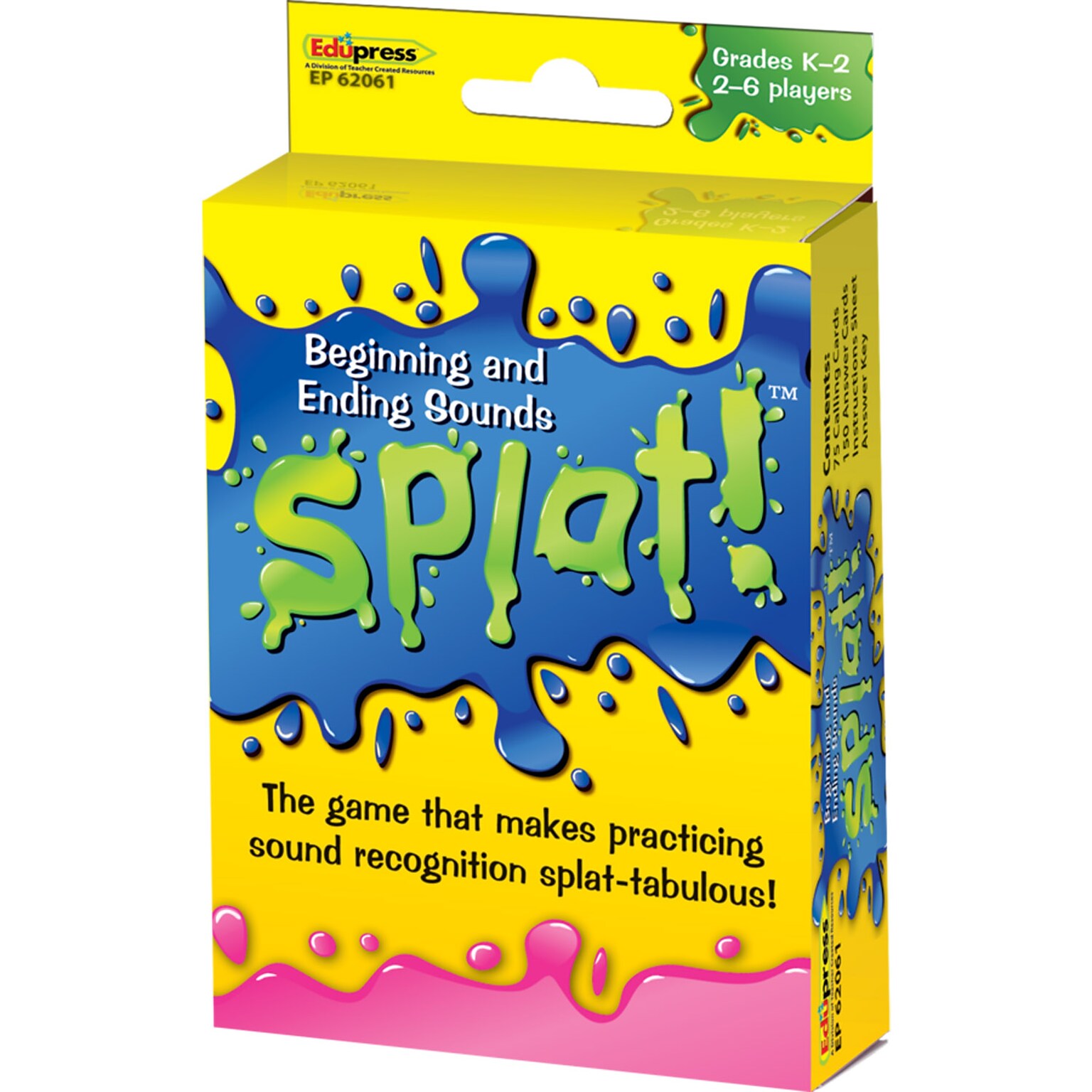 Teacher Created Resources® Beginning and Ending Sounds Splat™ Game (EP-62061)