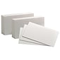 Oxford 3" x 5" Commercial Index Cards, Ruled, White, 1000/Pack, 2 Packs/Bundle (ESS00031-2)