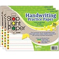 Eureka Stop Light Paper, 8.5 x 11 Practice Writing Paper, 100 Sheets/Pack, 3 Packs (EU-805107-3)