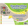 Eureka Stop Light Paper, 8.5 x 11 Practice Writing Paper, 100 Sheets/Pack, 3 Packs (EU-805107-3)